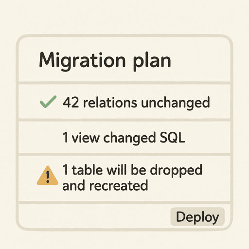 Image showing migration plan